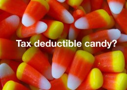 Tax deductible candy