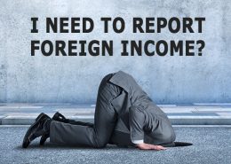 I need to report foreign income? FBAR