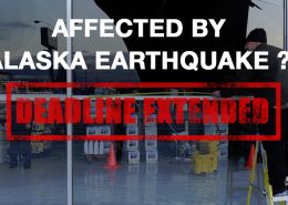 IRS tax return filing deadline extension for those affected by Alaska Earthquake