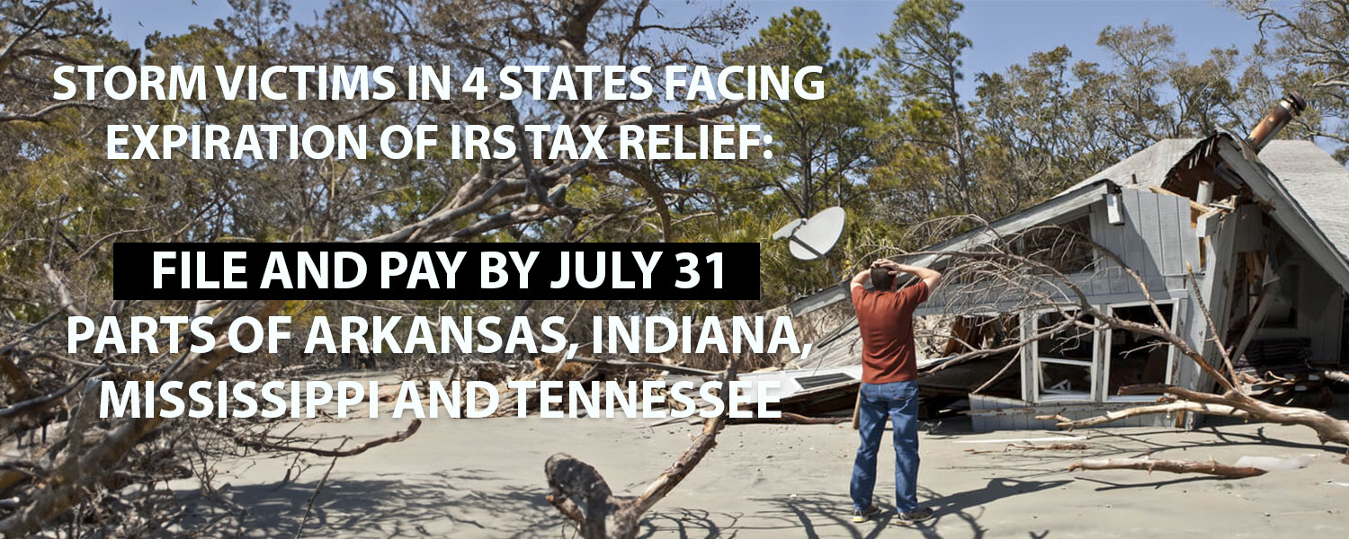 Storm Victims In 4 States Facing Expiration Of IRS Tax Relief: File And ...